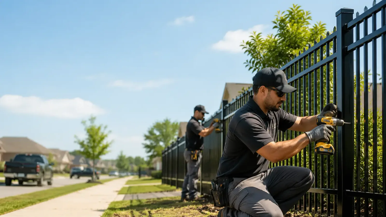 Metal Fence Installation in Greenville, NC